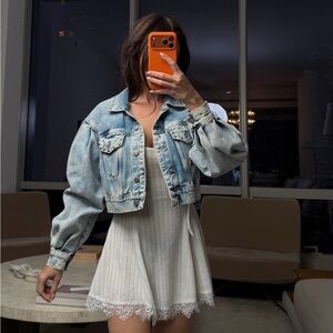 Light Blue Women's Jean Jacket